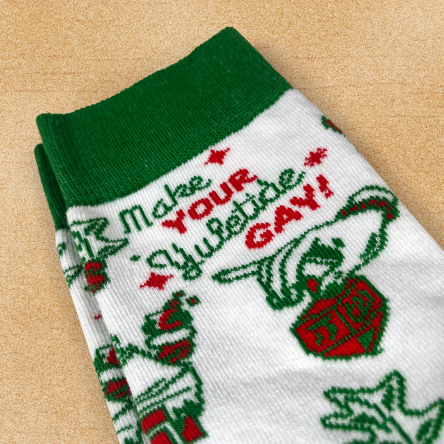 Knit Socks / Yuletide Pattern