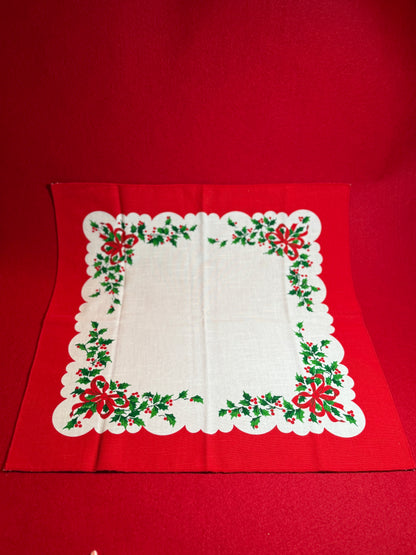 The Vintage Shop - Linen Holiday Napkins (Set of 8)