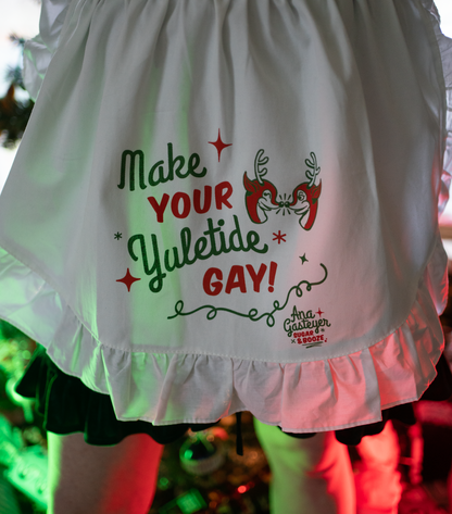 Apron / Yuletide Kissy Reindeer